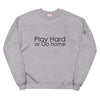 Unisex fleece sweatshirt