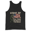 Unisex Tank Top (Home of the Free Because of the Brave)